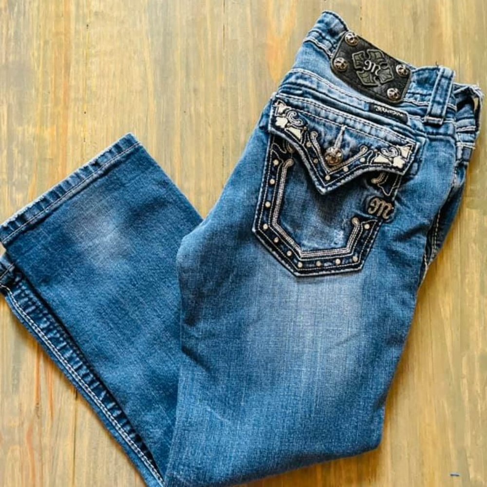 Miss Me Capri jeans sz. 26 bling